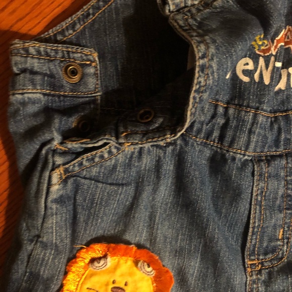 Safari Adventure Jean Short Overalls - Picture 2 of 5